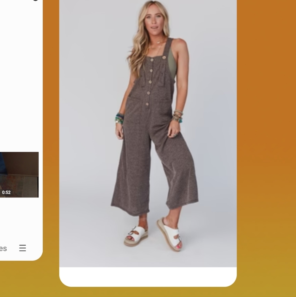 Three Bird Nest Chocolate Brown Jumpsuit